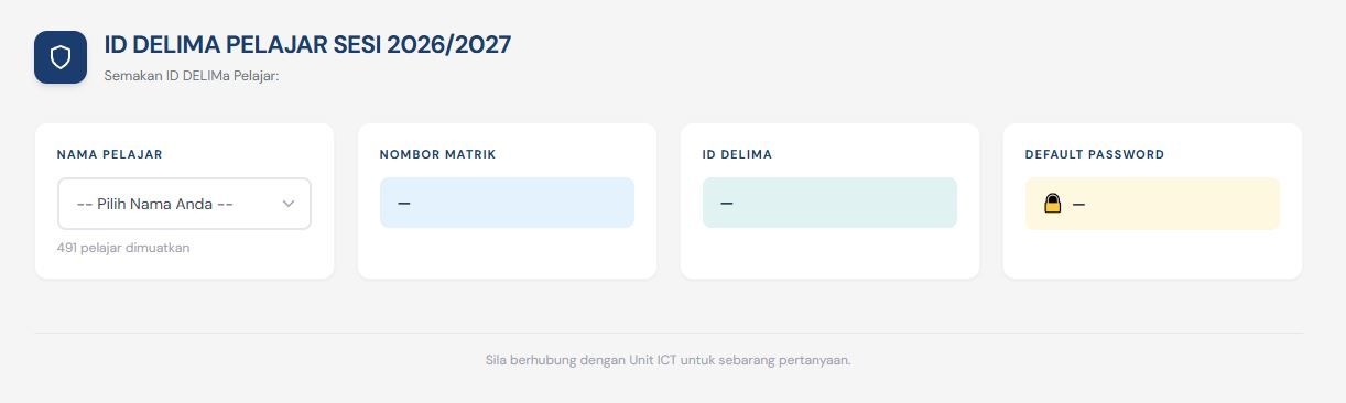 ID DELIMa PELAJAR